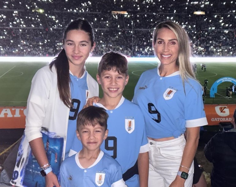 Sofia Balbi with her kids