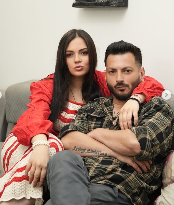 Rishabh Tandon with his wife