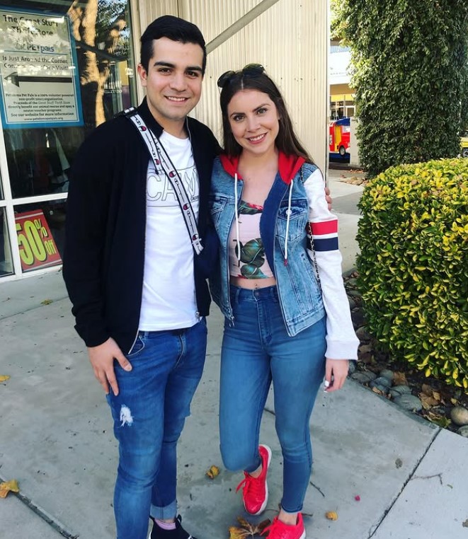 Alex Cervantes with his sister Daya Cervantes