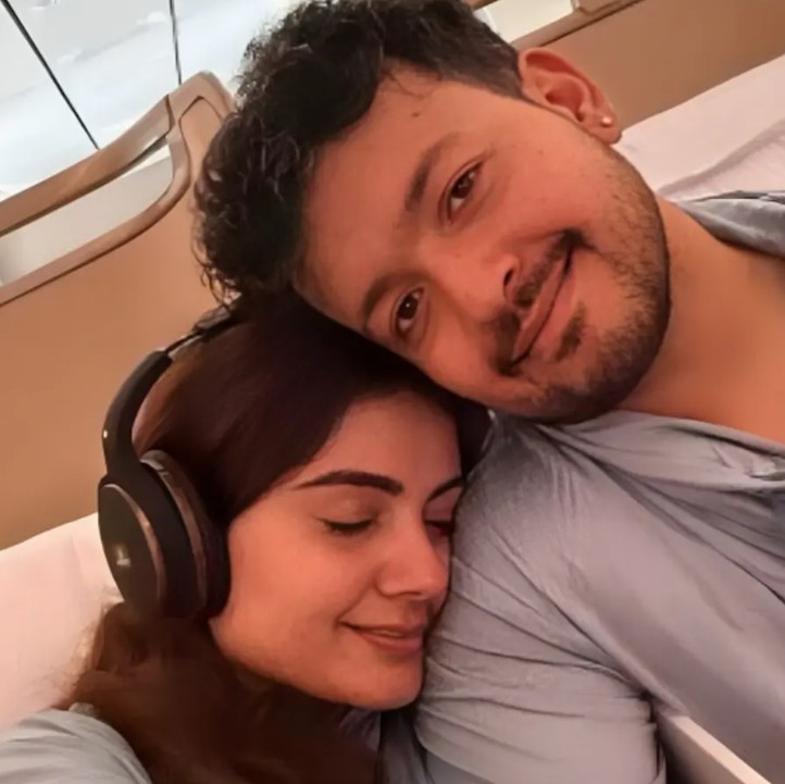 Anunay Sood with his girlfriend Shivani Parihar