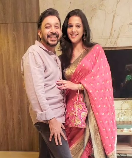Astha Aggarwal with her husband