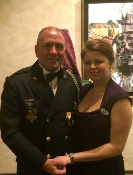 Becca Higgins and Clay Higgins at the 2nd Annual North Louisiana Law Enforcement Ball