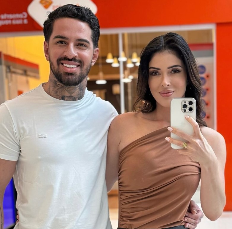 Elenita Machado with her husband
