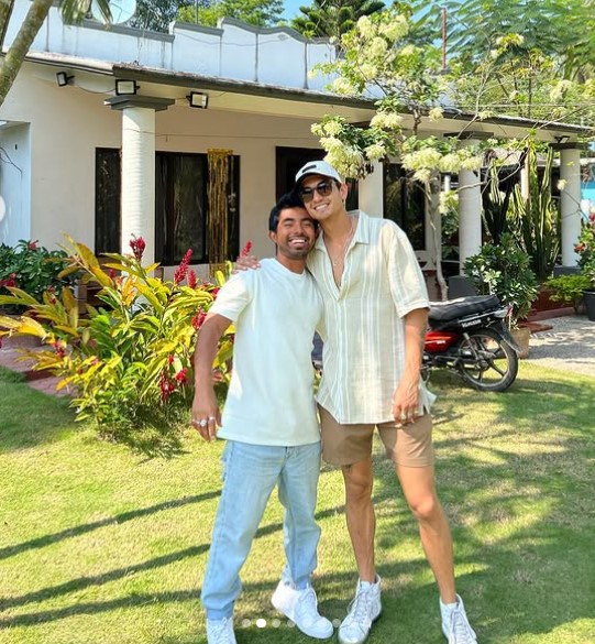 Henry Jimenez with his husband