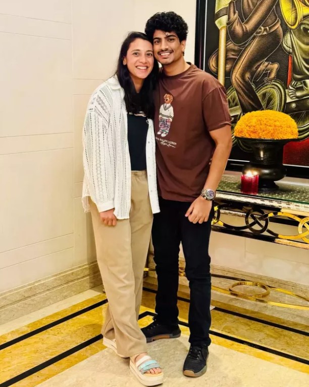Mary D’Costa with his fiancee