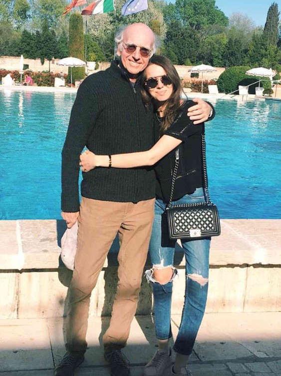 Romy David with her dad