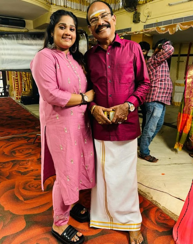 Kiran Mai with her dad