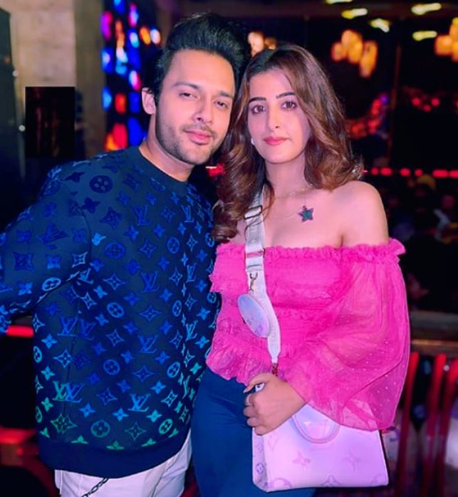 Stebin Ben with his girlfriend Nupur Sanon