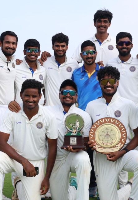 Aman Rao with his team mates