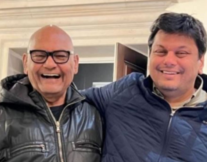 Kiran Agarwal's husband and son