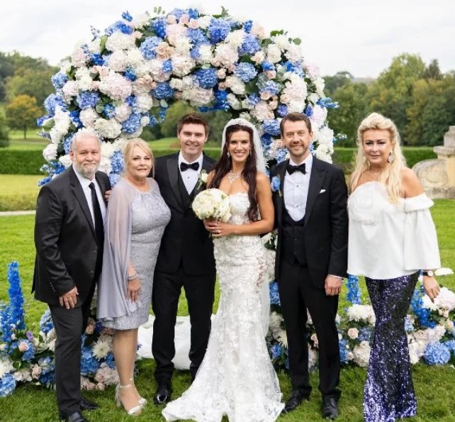 Natalie Burn with her family
