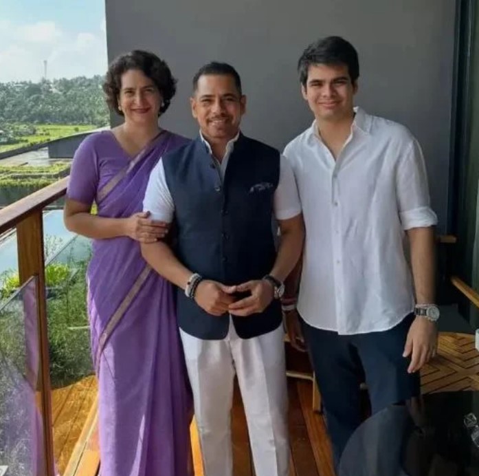 Raihan Vadra with his parents