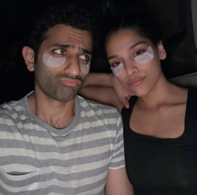 Samiksha Shetty with her boyfriend Ayushmaan Sethi