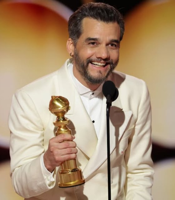 Wagner Moura wins the Award for Best Actor – Motion Picture – Drama at the Golden Globes for THE SECRET AGENT.