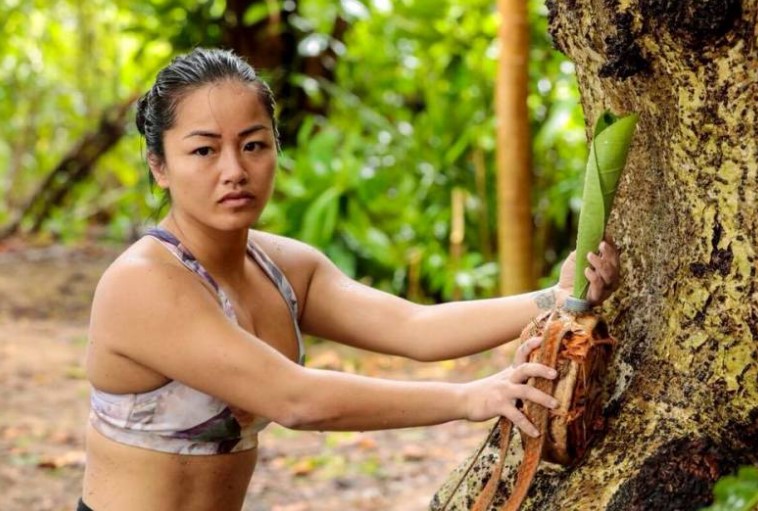 Bi Nguyen during a task in the reality TV show ‘Survivor’