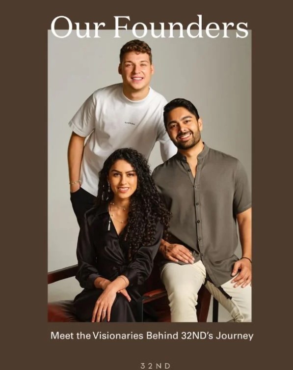 Dhruv Sharma with his partners
