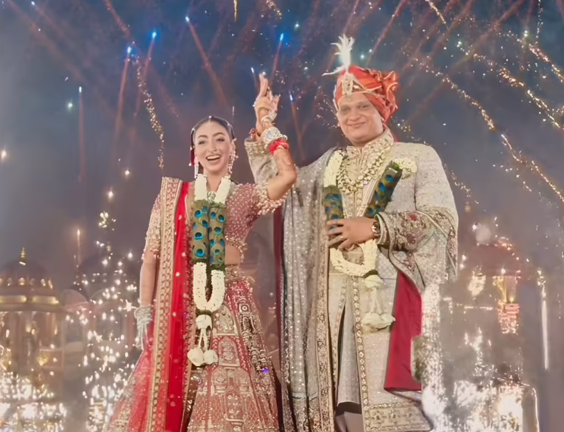 Kenisha Paliwal with her husband