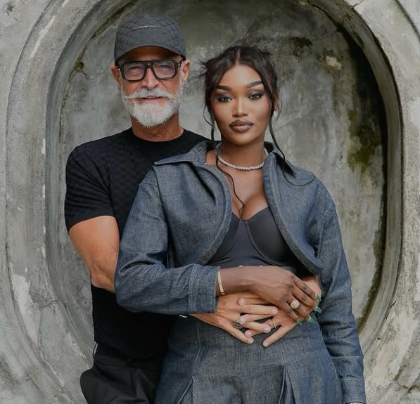 Nicola Paparusso with his wife