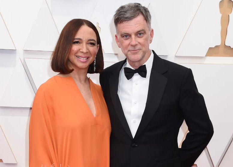 Paul Thomas Anderson with his partner Maya Rudolph