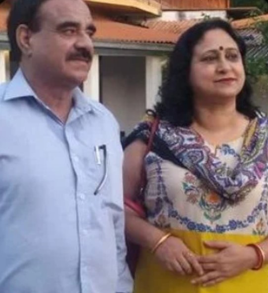 Uday Bhanu Chib with his wife