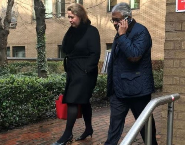 Vikas Nath, while coming out Southwark Crown Court, London
