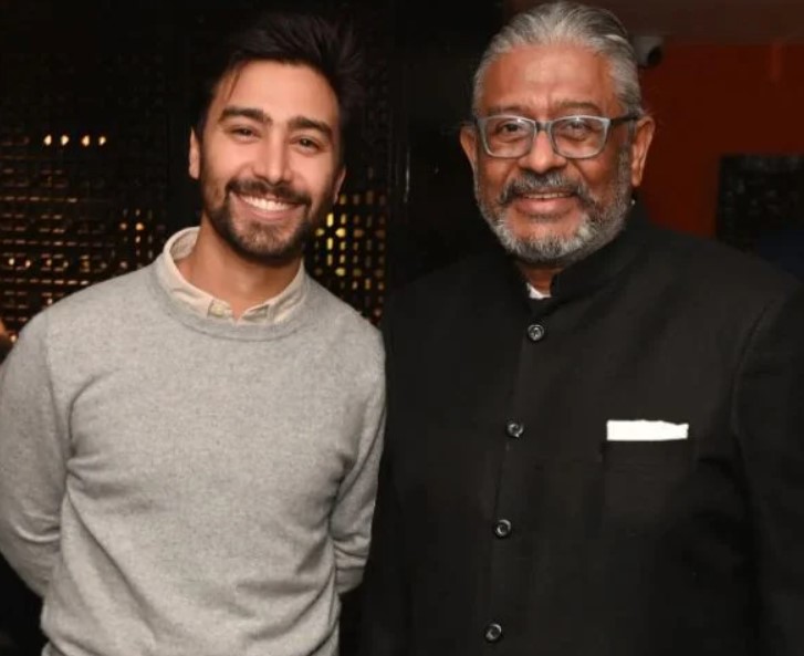 Vikas Nath with his son
