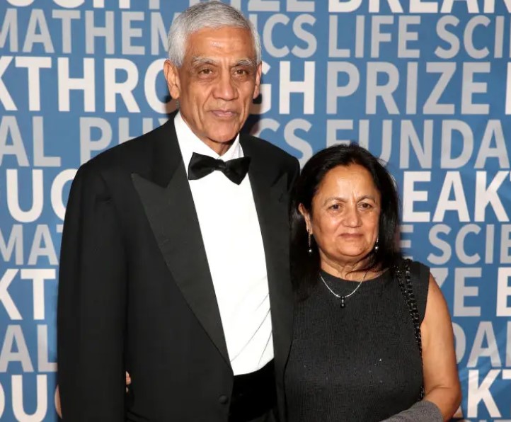 Vinod Khosla with his wife Neeru Khosla