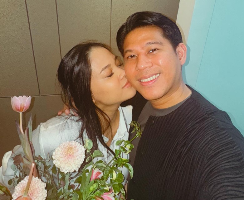 Anindyo Baskoro with his wife