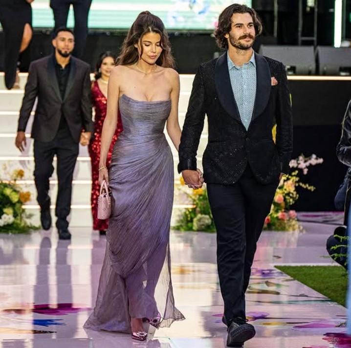 Christen Dye with her boyfriend