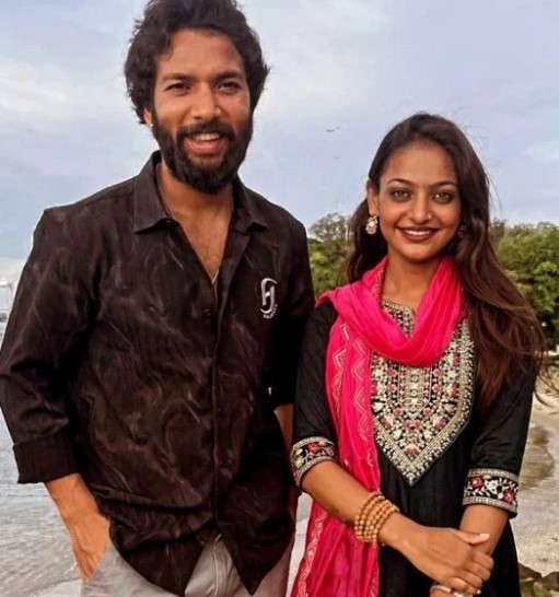 Farman Khan with his wife