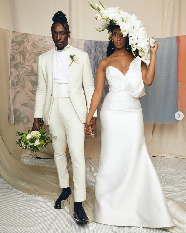 Joshua Kissi with his wife