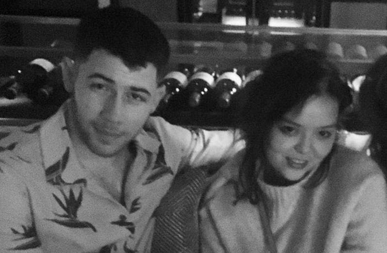 Maya Kibbel with Nick Jonas