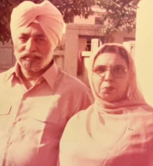Navnindra Behl's parents
