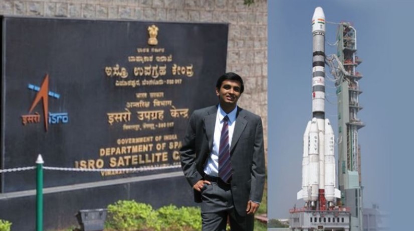 Nithin Hassan at the Indian Space Research Organisation (ISRO), Bengaluru