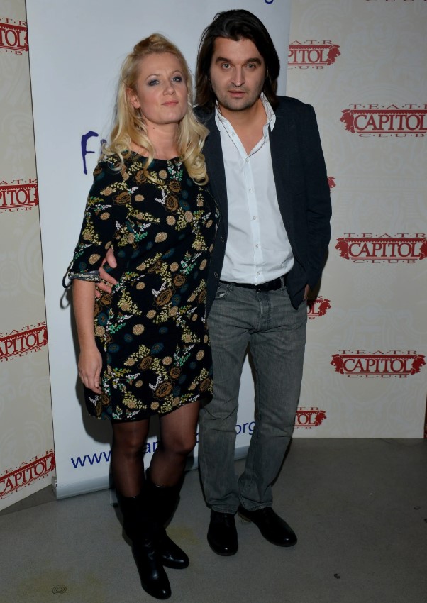 Olga Szomanska with her partner Marcin Kołaczkowski