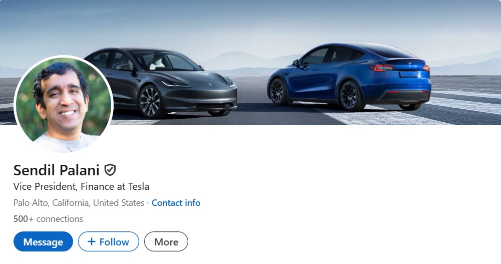 Sendil Palani LinkedIn Profile