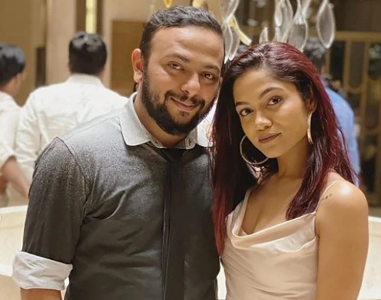 Sonali Bhadauria with her husband