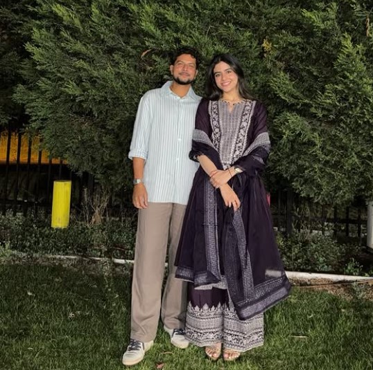 Vanshika Chadha with Kuldeep Yadav