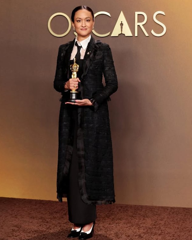 Autumn Durald Arkapaw after winning an award at the 98th Academy Awards (2026)