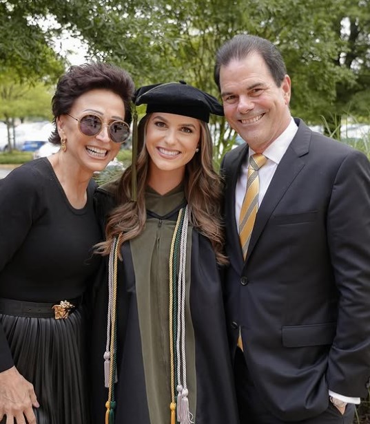 Camille Schrier with her parents