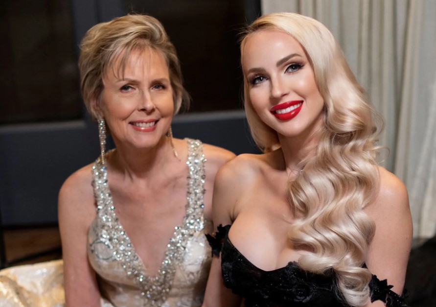 Christine Quinn with her mom