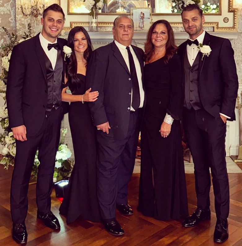 Courtney Galiano with her family