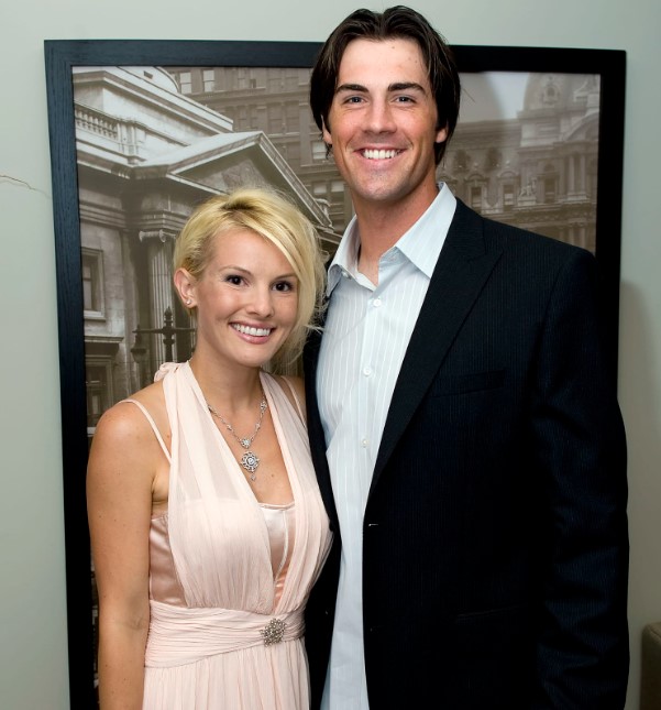 Heidi Strobel with her husband