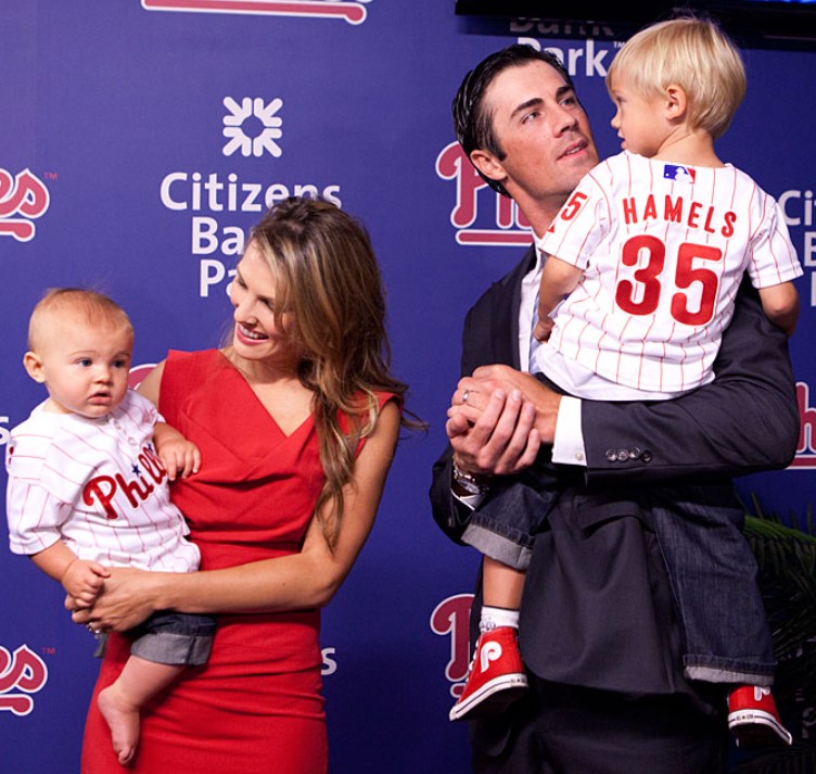 Heidi Strobel with her husband and kids