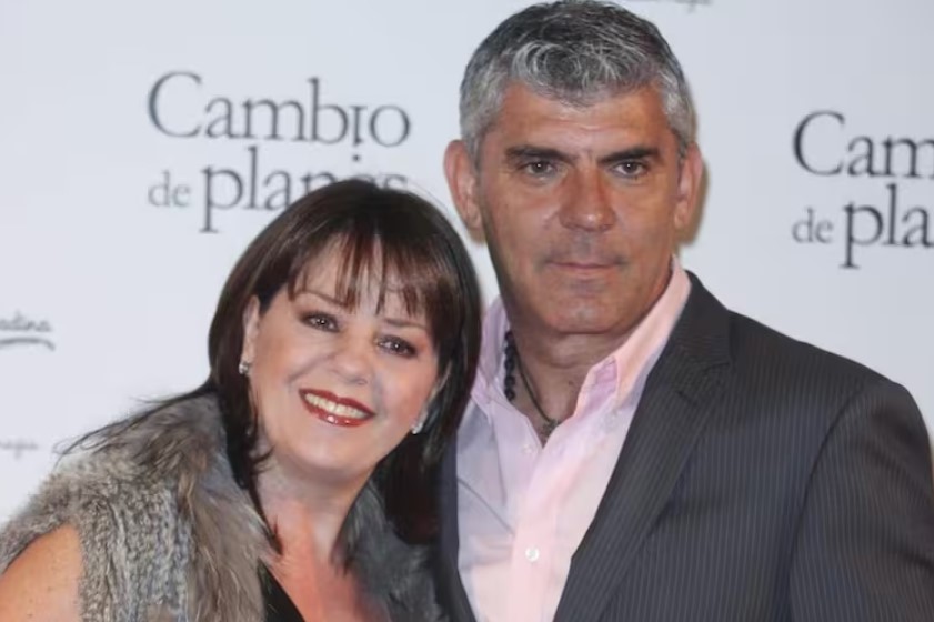 Isabel Lascurain with her ex-husband