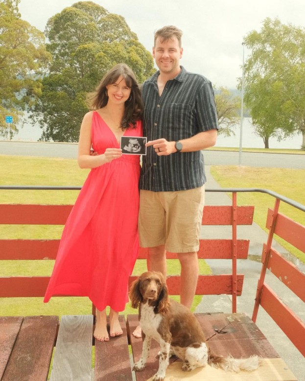 Jacob Duffy with his wife
