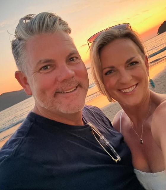 Jamie Yuccas with her current husband