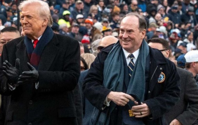 John Phelan with the President Donald Trump