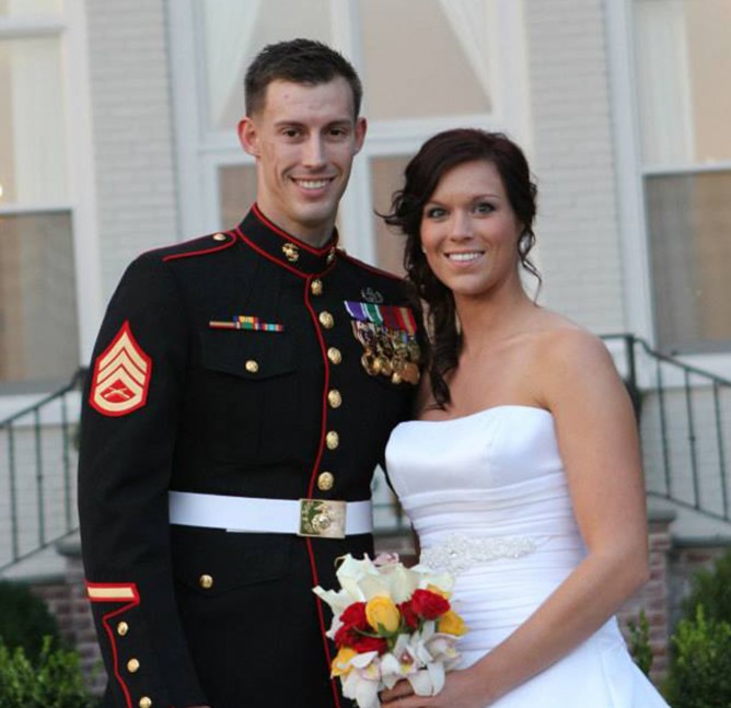 Johnny Joey Jones with his wife