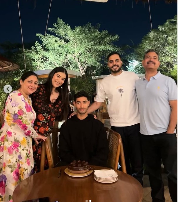 Krish Bhagat with his family